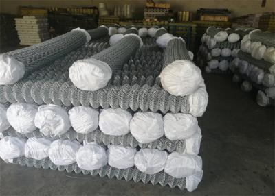 China High Strength Galvanized Steel Chain Link Fence 6ft Height 18m Length Roll for sale