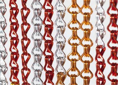 China Metal de alumínio decorativo Mesh Curtain Chain Drapery Fabric de 2MM à venda