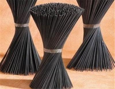 China 250mm Length Straight Black Annealed Cut Metal Wire For Tie Work for sale