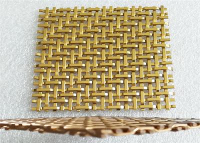 China Brass Home Deco Furniture 1.5mm Decorative Wire Mesh 4m Width for sale
