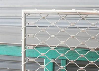 China 316 2.5mm Stainless Steel Wire Rope Mesh For Helideck Netting for sale