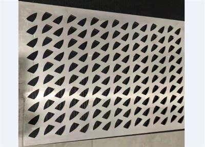 China Versatile Perforated Stainless Steel Screen 2.5mm Thick Large Open Area for sale