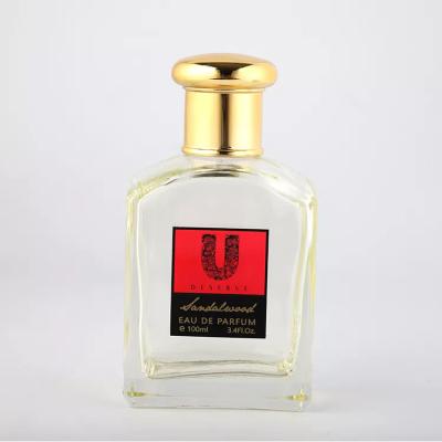 Chine 100 ml en verre vide de parfum mettent la lumière en bouteille transparente Grey Atomizer Sprayer Sealing à vendre