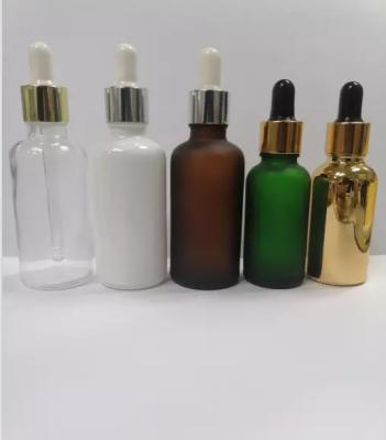China 15ml 20ml 30ml 50ml 100ml Glass Dropper Bottle Silk Screen Printing For Essential Oil for sale