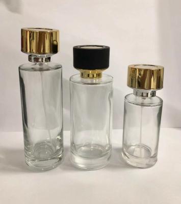 China 30ml 50ml 100ml Luxury Glass Perfume Bottle Sprayer Atomizer With Aluminium Cap OEM for sale
