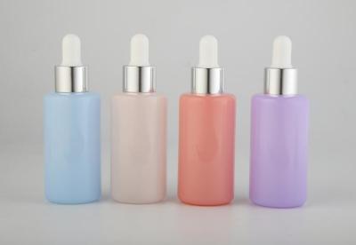 China 30ml Glass Dropper Bottles hot sell  / Glass With Bamboo Collar Essential Oil Bottles OEM for sale