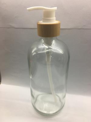 China 480ml 500ml 1000ml Glass Lotion Bottles For Shampoo Bathing Soap for sale