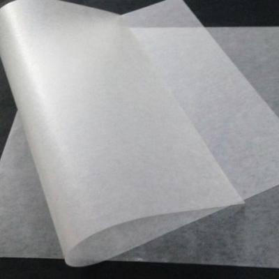 China 60g White 100 Virgin Wood Pulp Glassine Paper Art Paper Roll 0.055mm for sale