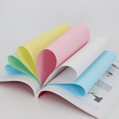 China 50/55/62/75 CB CFB CF NCR Paper For Laser Printers Carbonless Paper 65 X 100cm for sale