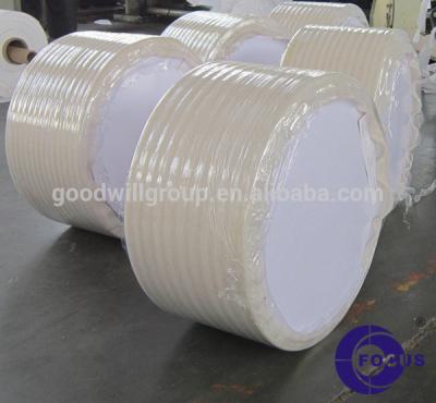 China BPA Free Black Image Jumbo Thermal Paper Roll 45gsm/55gsm 810mm 1035mm For Cash Register à venda
