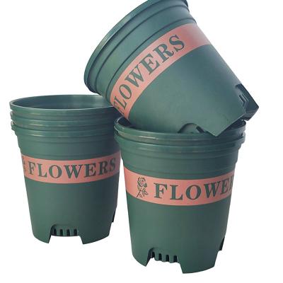China Environmental Friendly  Large Round Plastic Garden Containers Anti Ultraviolet for sale