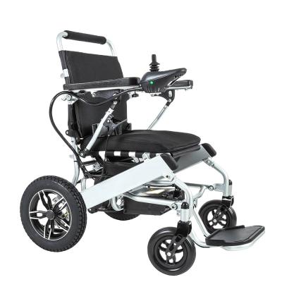 中国 KSM-601P CE Declaration Recliner Aluminium Power Chair Foldable Electric Wheelchair With Remote Control for Elderly 販売のため