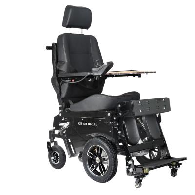 China KSM-311 Stand Up Electric Standing Heavy Duty Reclining Wheelchair Top Sell with Standing Function Wheelchairs for sale