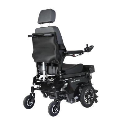 China KSM-311 High Back Reclining Power Wheelchair All-terrain Standing Wheelchair Heavy Duty Mobility Wheel Chair for sale