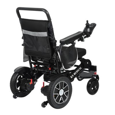 中国 Motorized Fold Up Power Wheelchair For Seniors Electric Dual Motor 販売のため