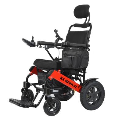 China Remote Folding Power Wheelchair Portable For Adults Seniors 4 Wheels for sale