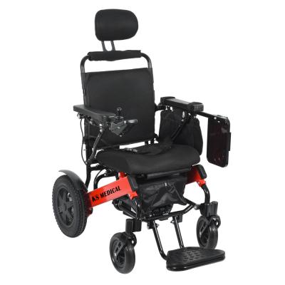 China Portable Foldable Electric Wheelchair For Adults KSM-601S With Two Motors à venda