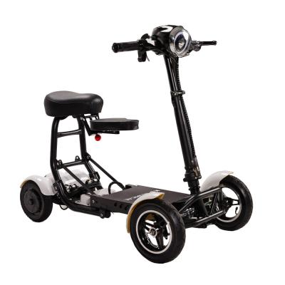 中国 4 Wheel Folding Electric Scooter Travel Mobility Scooter For Disabled 販売のため