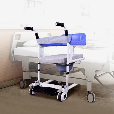 Китай KSM-206 Original Wheelchair From Bed Patient-Transfer-Chair Commode Wheel Manual Patient Transfer Lift Chair продается