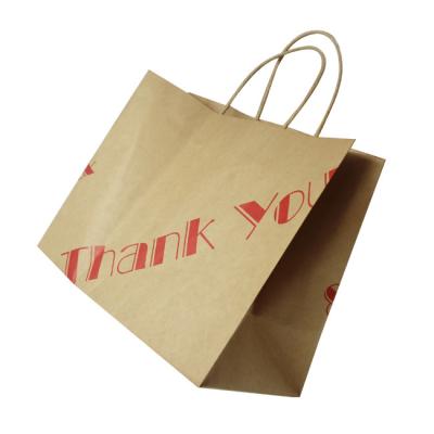China Customized Size Kraft Paper Bags For Promotions / Gifts / Advertisements for sale