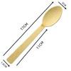 China 17CM Organic Bamboo Disposable Utensils Cutlery Spoons for sale