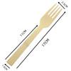 China 100 Nature Disposable Bamboo Wooden Cutlery Bulk Fork 17CM for sale