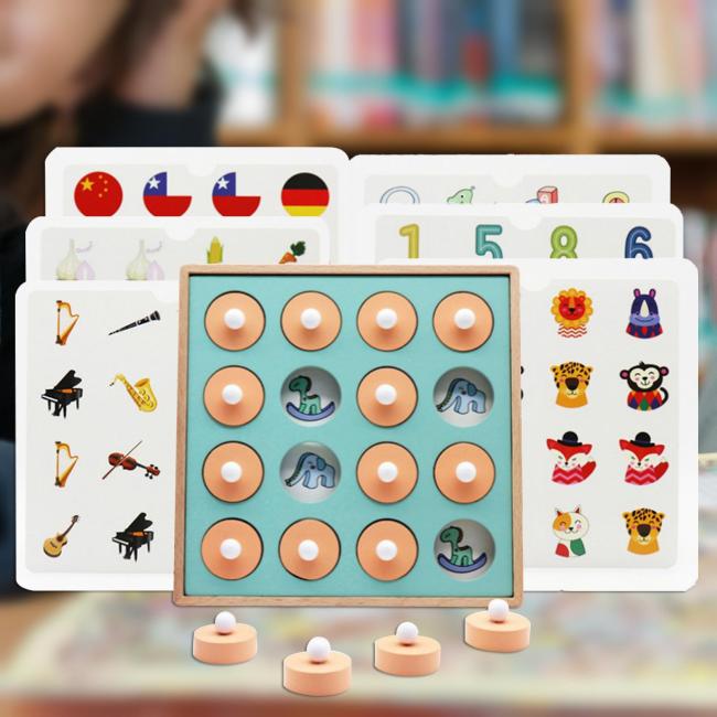 Memory Match Chess Kids Toys Early Education for Preschool Family Boys Girls Memory Match Chess Kids Toys Early Education for Preschool Family Boys Girls
