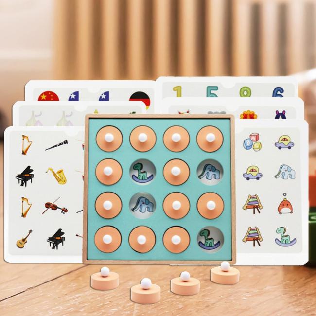 Memory Match Chess Kids Toys Early Education for Preschool Family Boys Girls Memory Match Chess Kids Toys Early Education for Preschool Family Boys Girls
