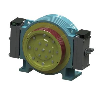 China ZFW320 S Dia.320mm Elevator Traction Machine Gearless Driving Motor Lift Elevator Part for sale