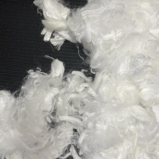 Finished product using phase change fiber
