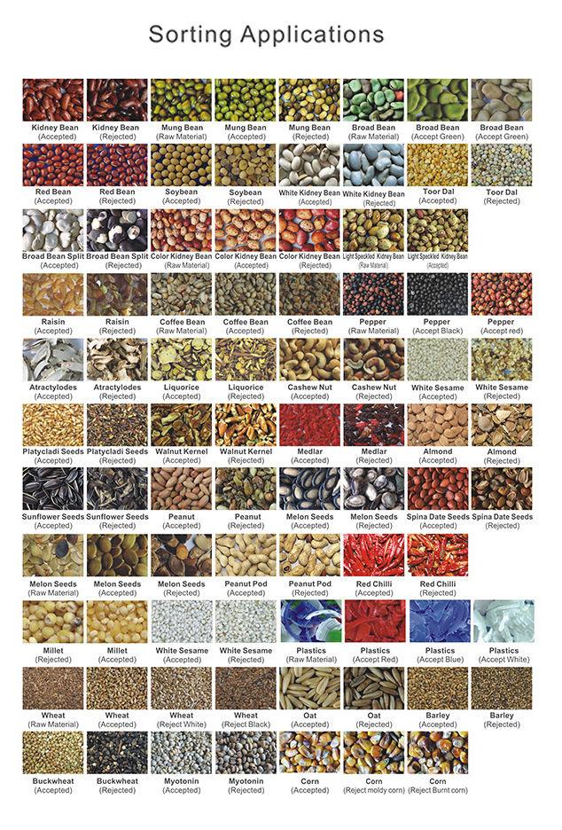 Stable Performance Grain Color Sorter Machine High Resolution Long Lifespan 0