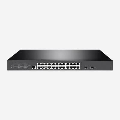 China VLAN Layer 2+ Switch Gigabit 24 Port Ethernet Fully Managed Switch With 2SFP for sale