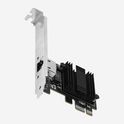 China 2.5G Pci Express Gigabit Wired Network Card 9K Jumbo Frame for sale