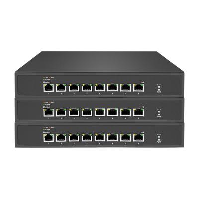 China Internal Power Supply Unmanaged Ethernet Switch With 8 10G Auto-Sensing RJ45 Ports for sale