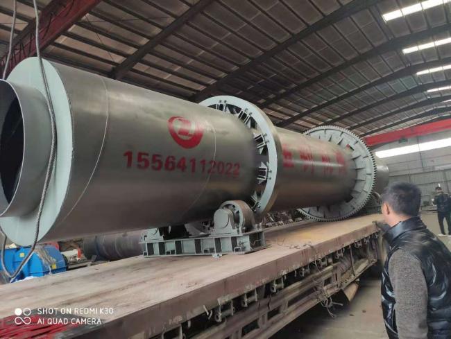 Rotary Movement Wood Sawdust Dryer Carbon Steel Wood Dust Dryer Machine