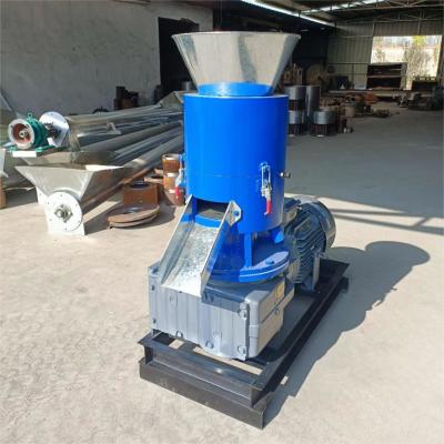 China 900kg Flat Die Biomass Pellet Machine 900kg Pellet Press Making Machine for sale