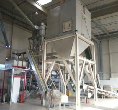 Chine Système de refroidissement des granulés refroidi à l'air contre-écoulement de la machine de refroidissement des granulés à vendre