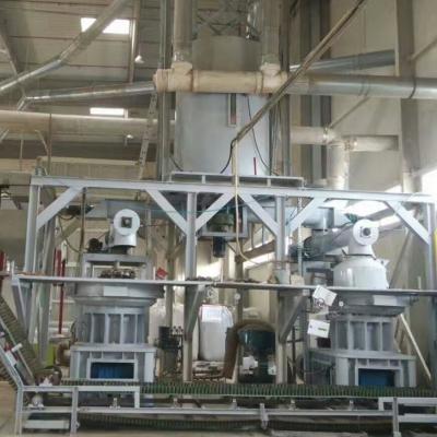 Chine Machine principale machine à pellets d'alimentation à l'herbe ligne de production de pellets de biomasse avec refroidisseur de pellets à vendre