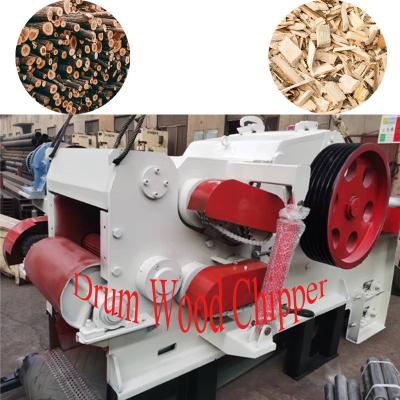 China Hydraulic Feed Wood Electric Chipper Machine Wood Chipper Equipment for sale