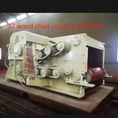 China 15-30 t/h Máquina de triturador de madeira industrial 6m Cinturão transportador Triturador hidráulico de madeira à venda
