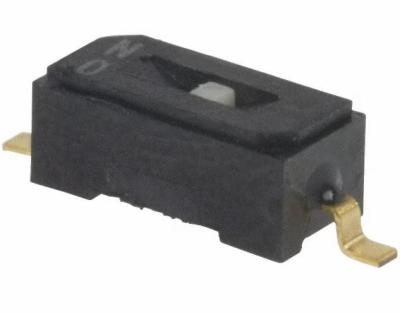 China CHS-01TB DIP Switches SPST 1 Position Surface Mount Slide Actuator 100mA 6VDC for sale