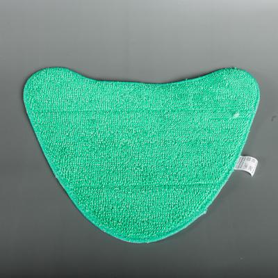 China Yellow Green Chemical Free Washable Microfiber Mop Pad for sale