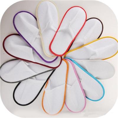 China White Blue 29cm*10.5cm Disposable Hotel Slippers With Elastic Band for sale