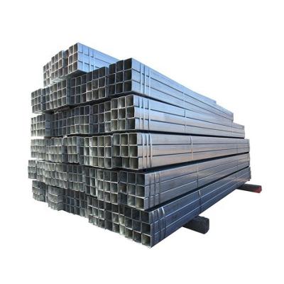 China MS ERW hollow iron weld black steel section square Rectangle Round   Pipe Tube for sale