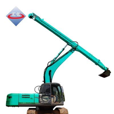 China Q345B Two Inner Excavator Telescopic Boom Dipper Arm Blue for sale