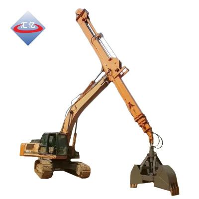 China CAT336 Excavator Telescopic Boom 20M Clamshell Arm Boom Bucket for sale