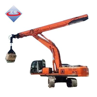 China 26 Ton Telescopic Arm Excavator Barrel Boom 0.6m3 With Clamshell for sale