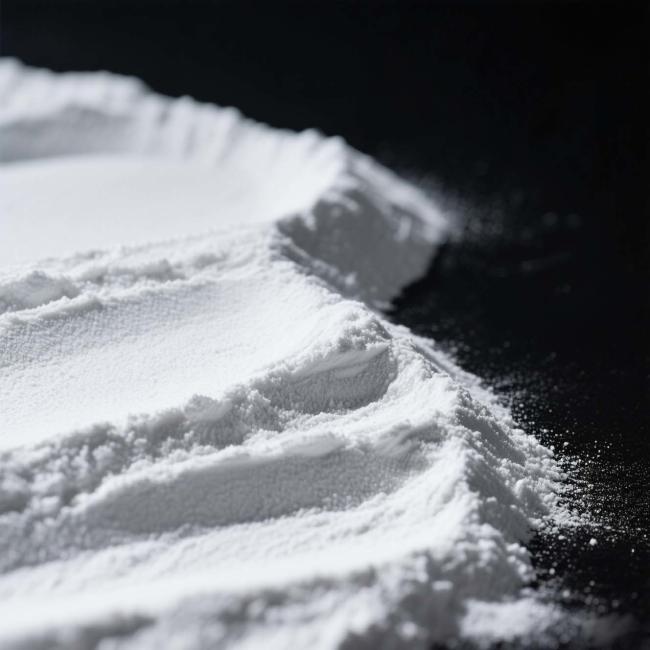 Aitemag magnesium hydroxide product sample showing fine white powder