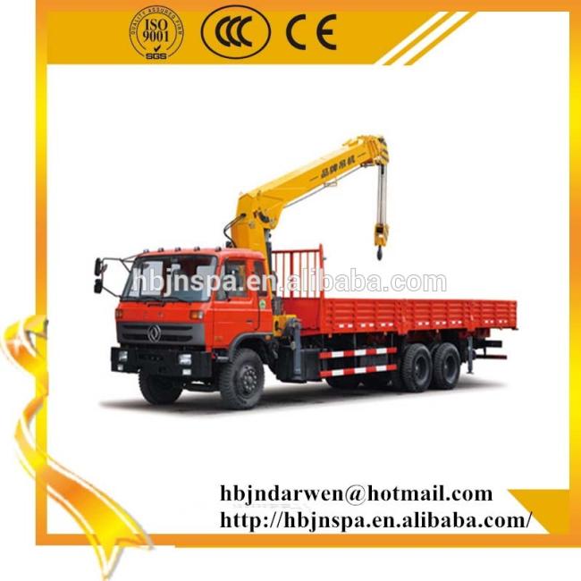 China DONGFENG truck with crane 12ton with brick grab for sale