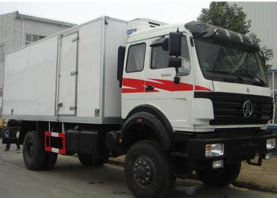 China Howo 4x2 5 Ton Refrigerated Truck , Refrigerated Delivery Van With Hook for sale